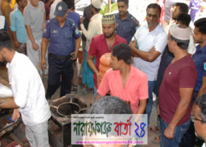 সুমাইয়া চাইনিজ এর দখলে থাকা ফুটপাত উদ্ধার করল পুলিশ