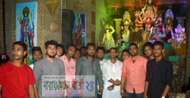 সেচ্ছাসেবক লীগের সাংগঠনিক সম্পাদক সঞ্চয়ের বিভিন্ন পূজামন্ডপ পরির্দশন