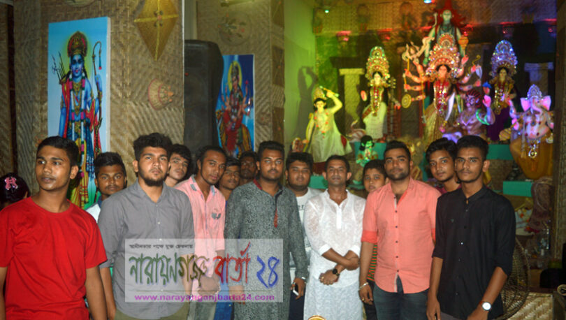 সেচ্ছাসেবক লীগের সাংগঠনিক সম্পাদক সঞ্চয়ের বিভিন্ন পূজামন্ডপ পরির্দশন