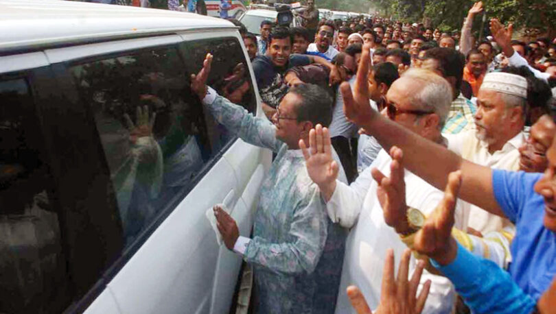 মদনপুরে বেগম জিয়াকে মহানগর বিএনপির অভিবাদন