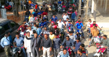 রূপগঞ্জে মোশাররফ হাসান মোল্লা বাবুর নেতৃত্বে বিশাল শোভাযাত্রা