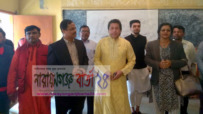সোনারগাঁওয়ে "সিকা" বৃত্তি পরিক্ষা পরিদর্শনে সাবেক সাংসদ কায়সার ও চেয়ারম্যান মাসুম