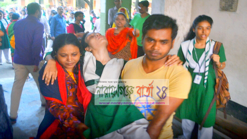 নারায়ণগঞ্জের মর্গ্যান স্কুলে ফলাফলের বিপর্যয়ে তিন ছাত্রী‘র আত্মহত্যার চেষ্টা