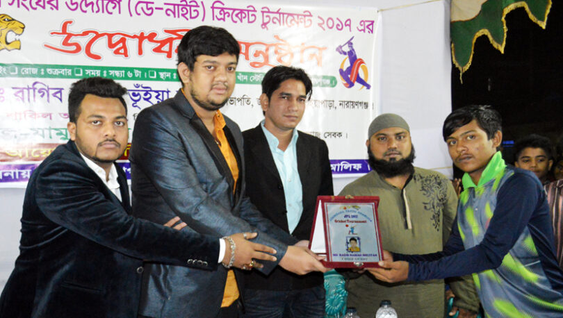 জিমখানায় ডে-নাইট ক্রিকেট টুর্ণামেন্টের উদ্বোধন