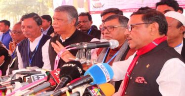 বিএনপি আন্দোলনের নামে হুমকি দিচ্ছে : ওবায়দুল কাদের