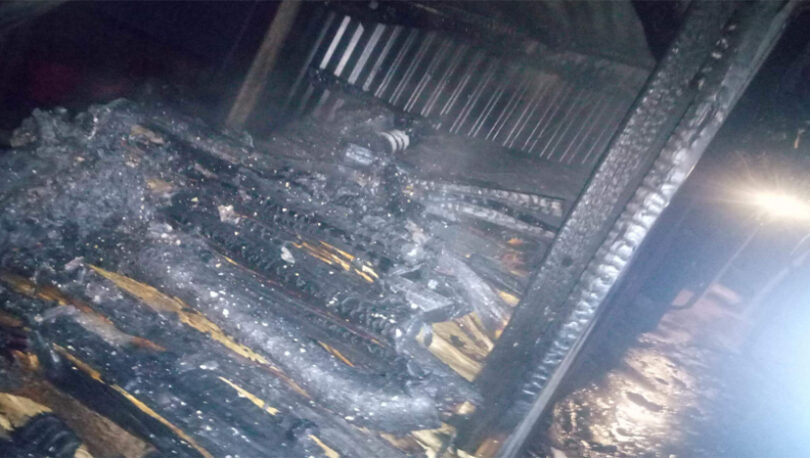 রূপগঞ্জে যুবলীগ নেতার বাড়িতে আগুন