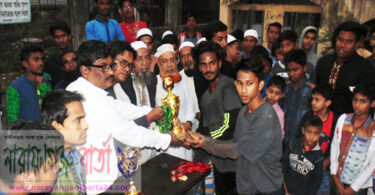 বাগে জান্নাত ফুটবল টুর্নামেন্টে চ্যাম্পিয়ন মিশনপাড়া যুব সংঘ
