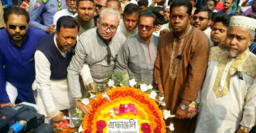 মহানগর বিএনপির শ্রদ্ধাঞ্জলী