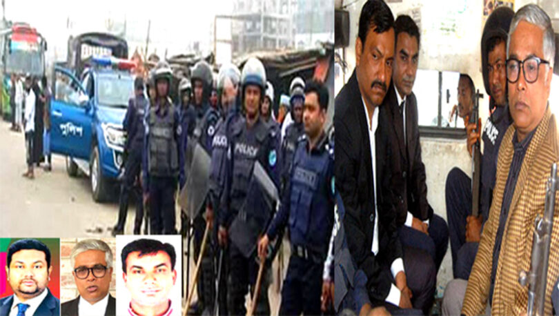 খালেদাকে অভ্যর্থনা জানাতে গিয়ে না.গঞ্জে আটক-১১