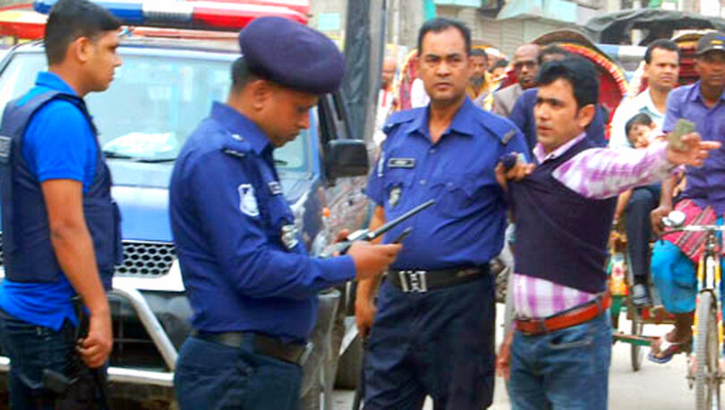 যুবদলের মিছিলে পুলিশের বাধা, আটক-৪