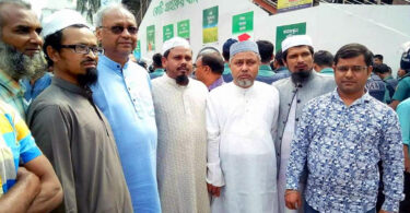 কেন্দ্রীয় অনশন কর্মসূচীতে সেন্টুর যোগদান