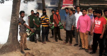 নাসিক ১৮নং ওয়ার্ডে মশা নিধন শুরু