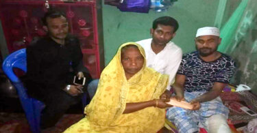 আহত সুজনকে আর্থিক সহায়তা করলেন আজমেরী ওসমান
