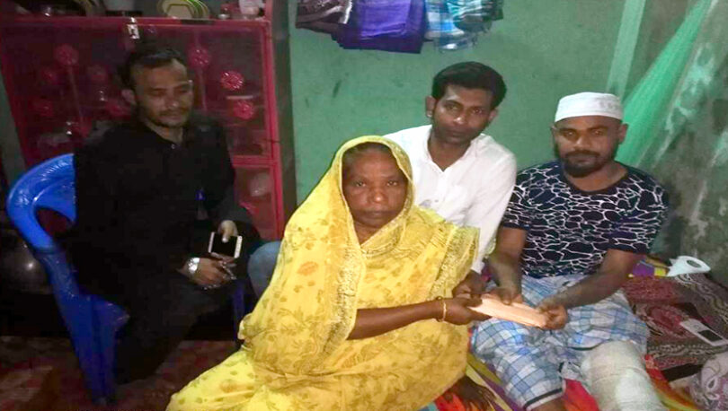 আহত সুজনকে আর্থিক সহায়তা করলেন আজমেরী ওসমান