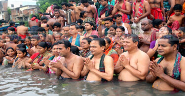 লাঙ্গলবন্দে অষ্টমী স্নানোৎসব শুরু