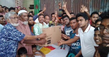 স্বাধীনতা দিবস ক্রিকেট টুর্নামেন্টের ফাইনালে খান এন্টারপ্রাইজ বিজয়ী