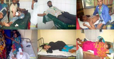 দুই গাড়ির মুখোমুখি সংঘর্ষ, আহত ৪০