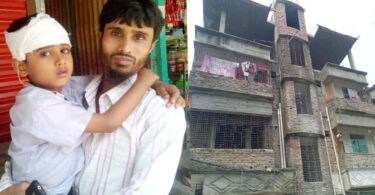 বন্দরে ৪তলা ভবন থেকে কাঠ পড়ে দুই শিক্ষার্থী আহত