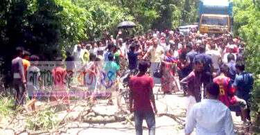 বন্দরে পানি সংকট, স্থানিয়দের সড়ক অবরোধ