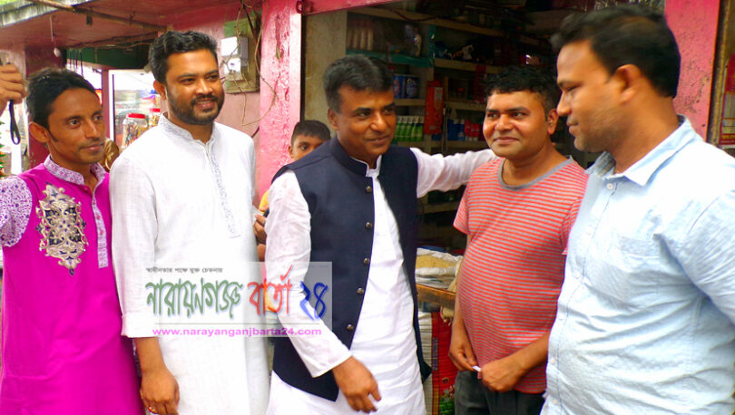 সোনারগাঁয়ে ঈদের শুভেচ্ছা বিনিময় করলেন মাহ্ফুজুর রহমান কালাম