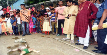 সিদ্ধিরগঞ্জে অজ্ঞাত শিশুর লাশ উদ্ধার