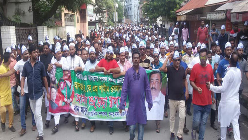 বন্দরে শামীম ওসমানের জনসভায় খান মাসুদের বিশাল শোডাউন