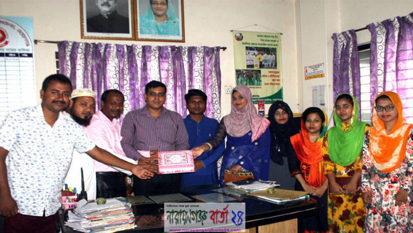 কুমারকে বিদায় সংবর্ধনা দিলো মানব কল্যাণ পরিষদ