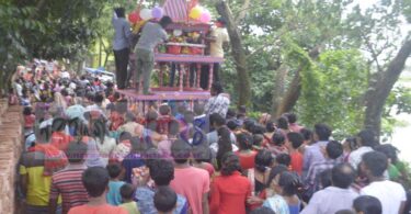 বন্দরে জগন্নাথ দেবের উল্টা রথযাত্রা সম্পন্ন