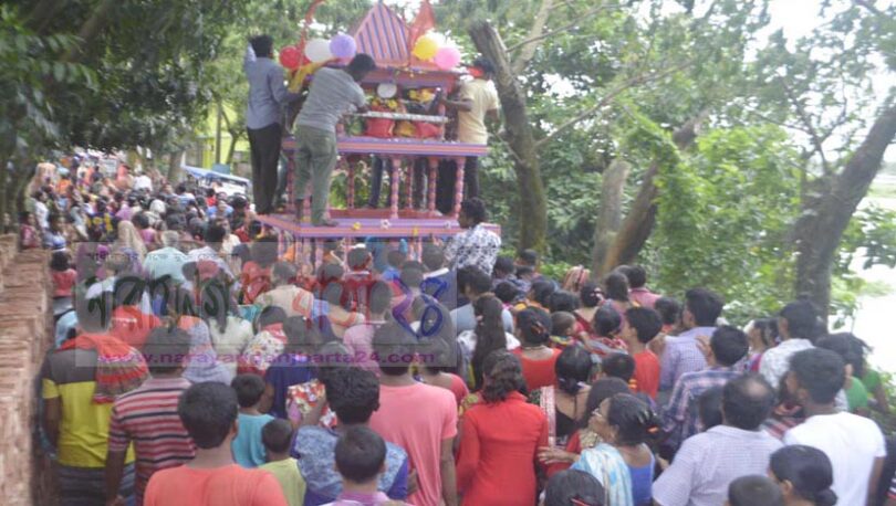 বন্দরে জগন্নাথ দেবের উল্টা রথযাত্রা সম্পন্ন