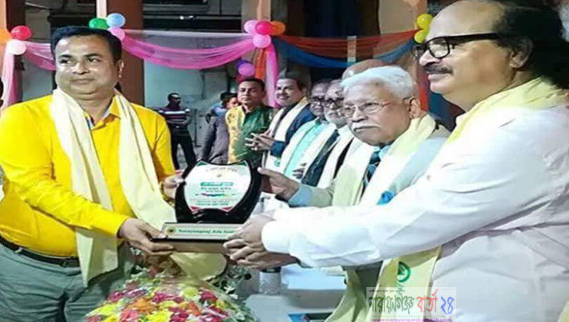 লায়ন মীর আব্দুল আলীমকে রূপগঞ্জ প্রেস ক্লাবের সংবর্ধনা