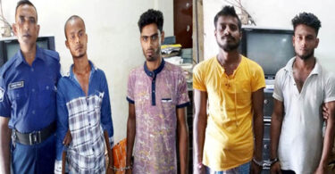 সিদ্ধিরগঞ্জে ৯০ পিছ ইয়াবাসহ ৪ মাদক ব্যাবসায়ী আটক