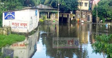 কৃত্তিম বন্যায় প্লাবিত ধামগড় ইউনিয়ন পরিষদ