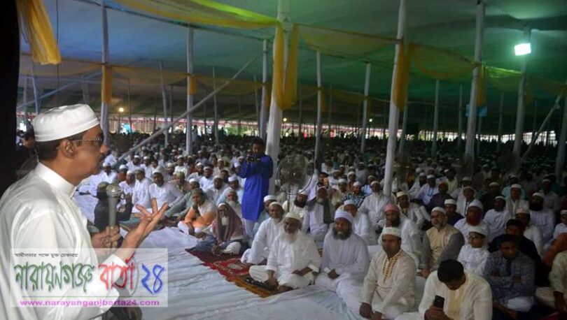 এমপি শামীম ওসমানের উদ্যোগে প্রথম নারায়ণগঞ্জে বৃহত্তর ঈদ জামাত