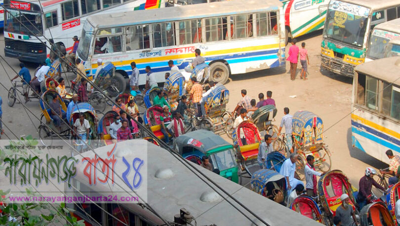 আন্দোলন আর ট্রাফিক সপ্তাহের প্রভাব গণপরিবহনে