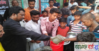 ছাত্রলীগ নেতা অনিক ও সাজ্জাদ হোসেনের উদ্যোগে শোক দিবস পালন