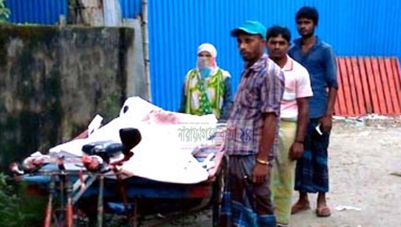 সিদ্ধিরগঞ্জে ট্রাক চাপায় অটোরিক্সাচালক নিহত