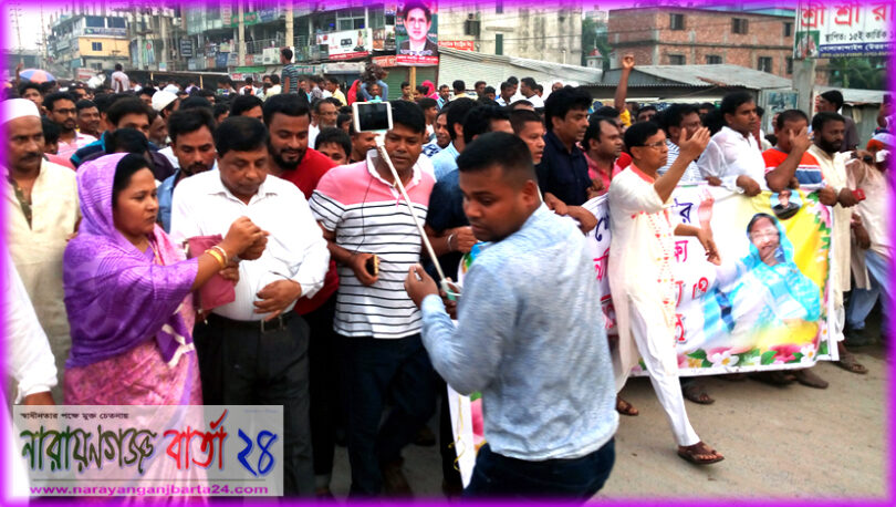 শেখ হাসিনার ৭২তম জন্মদিনে এমপি গোলাম দস্তগীরের গণসংযোগ