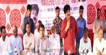উন্নয়ণকাজের শুভ উদ্বোধন করলেন এমপি খোকা