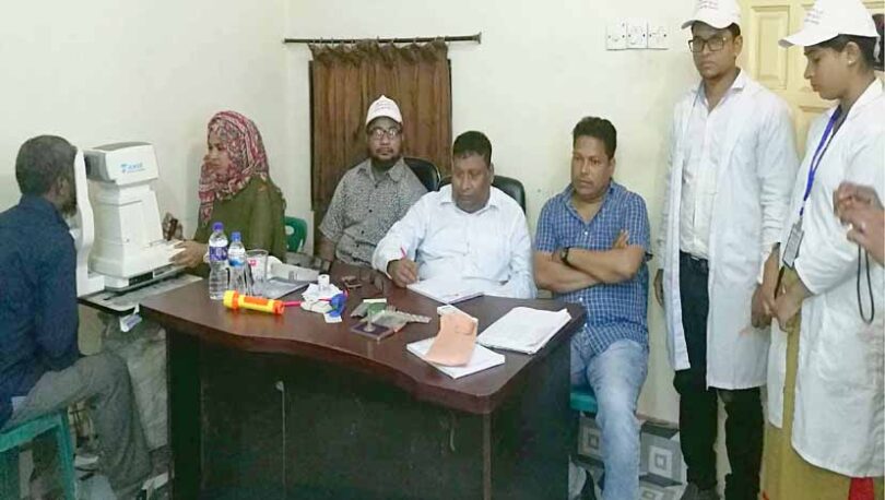 বন্দরে সেলিম ওসমানের সহযোগিতায় বিনামূল্যে চক্ষু চিকিৎসা