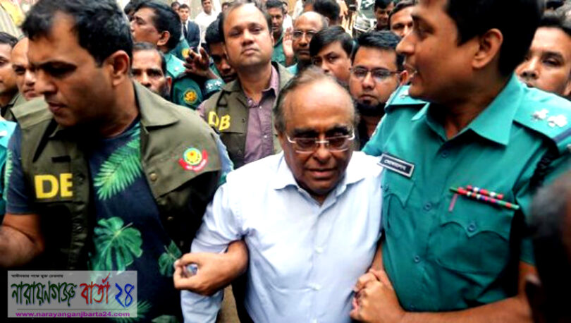 জামিন নাকচ, কারাগারে ব্যারিস্টার মইনুল হোসেন