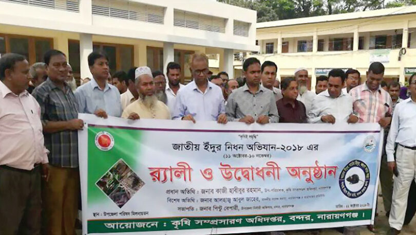 বন্দরে জাতীয় ইঁদুর নিধন অভিযান শুরু