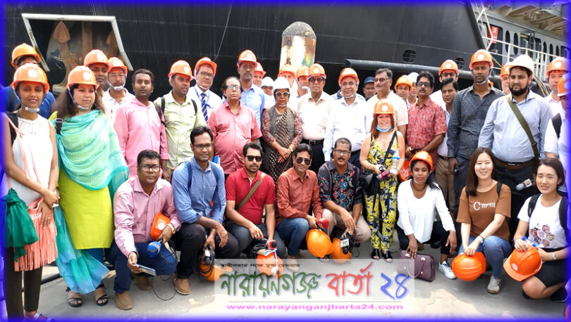 সোনারগাঁয়ে ভারত, কানাডাসহ ১০ দেশের ৫২জন সাংবাদিক পরিদর্শন