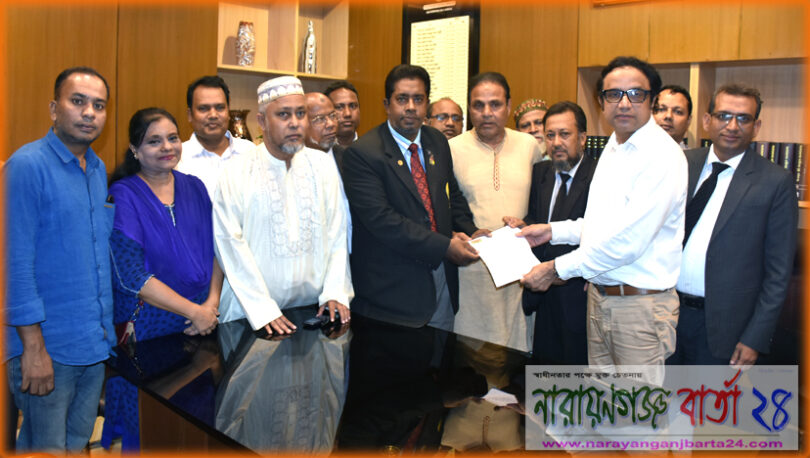 ৭ দফা দাবী আদায়ের লক্ষে মহানগর বিএনপি’র স্মারকলিপি প্রদান