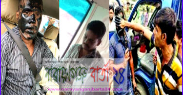 শ্রমিকরা গাড়ি আটকিয়ে কালি লেপন, ফেইসবুকে ক্ষুব্ধ প্রতিক্রিয়া