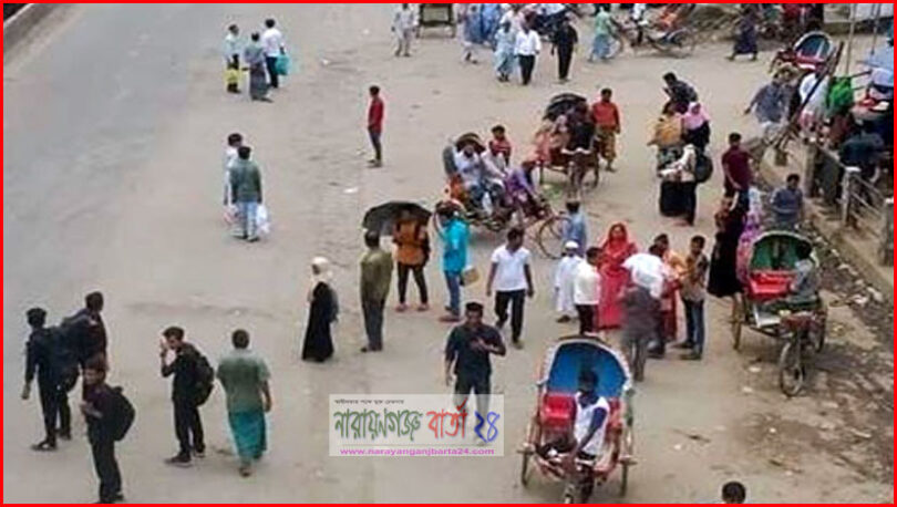ফতুল্লায় গার্মেন্টস শ্রমিকের মৃত্যু, বিক্ষোভ-ভাংচুর