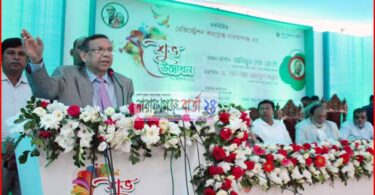 সংলাপে বিদেশিদের কোনো চাপ ছিল না : না.গঞ্জে আইনমন্ত্রী
