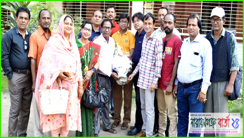 শিল্পকলা একাডেমী’র নব-নির্বাচিত কর্মকর্তাদেরকে যুগান্তর স্বজন সমাবেশের অভ্যর্থনা