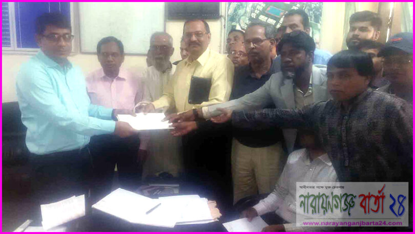 বদলগাছীতে ফজলে হুদার পক্ষে মনোনয়ন ফরম সংগ্রহ