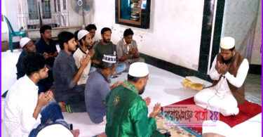 আওয়ামী প্রচারলীগের উদ্যোগে অয়ন ওসমানের জন্য দোয়া