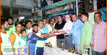 স্বাধীনতা একাদশকে হারিয়ে চ্যাম্পিয়ানের গৌরব অর্জন সোনার বাংলার